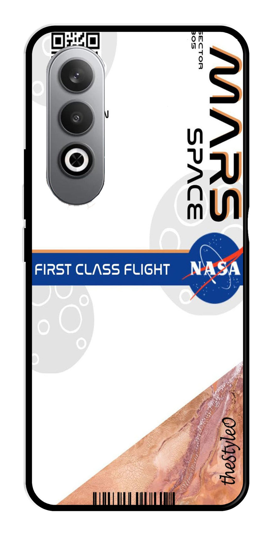 Mars Space Metal Mobile Case for OnePlus Nord CE4 (Design No -81)