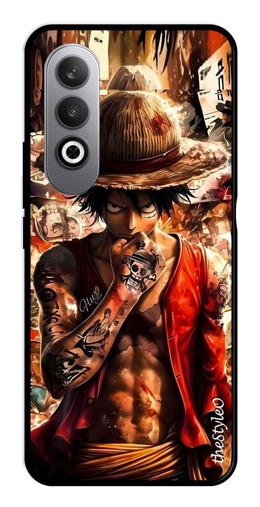 Monkey D Luffy Metal Mobile Case for OnePlus Nord CE4 (Design No -83)