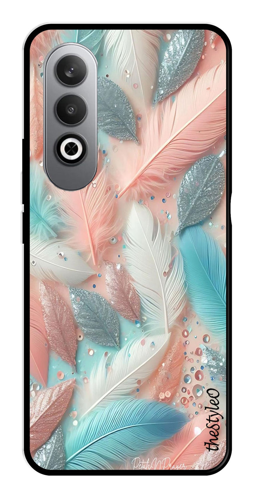 Feather Metal Mobile Case for OnePlus Nord CE4 (Design No -84)