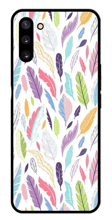Colorful Feathers Metal Mobile Case for Samsung Galaxy Note 10