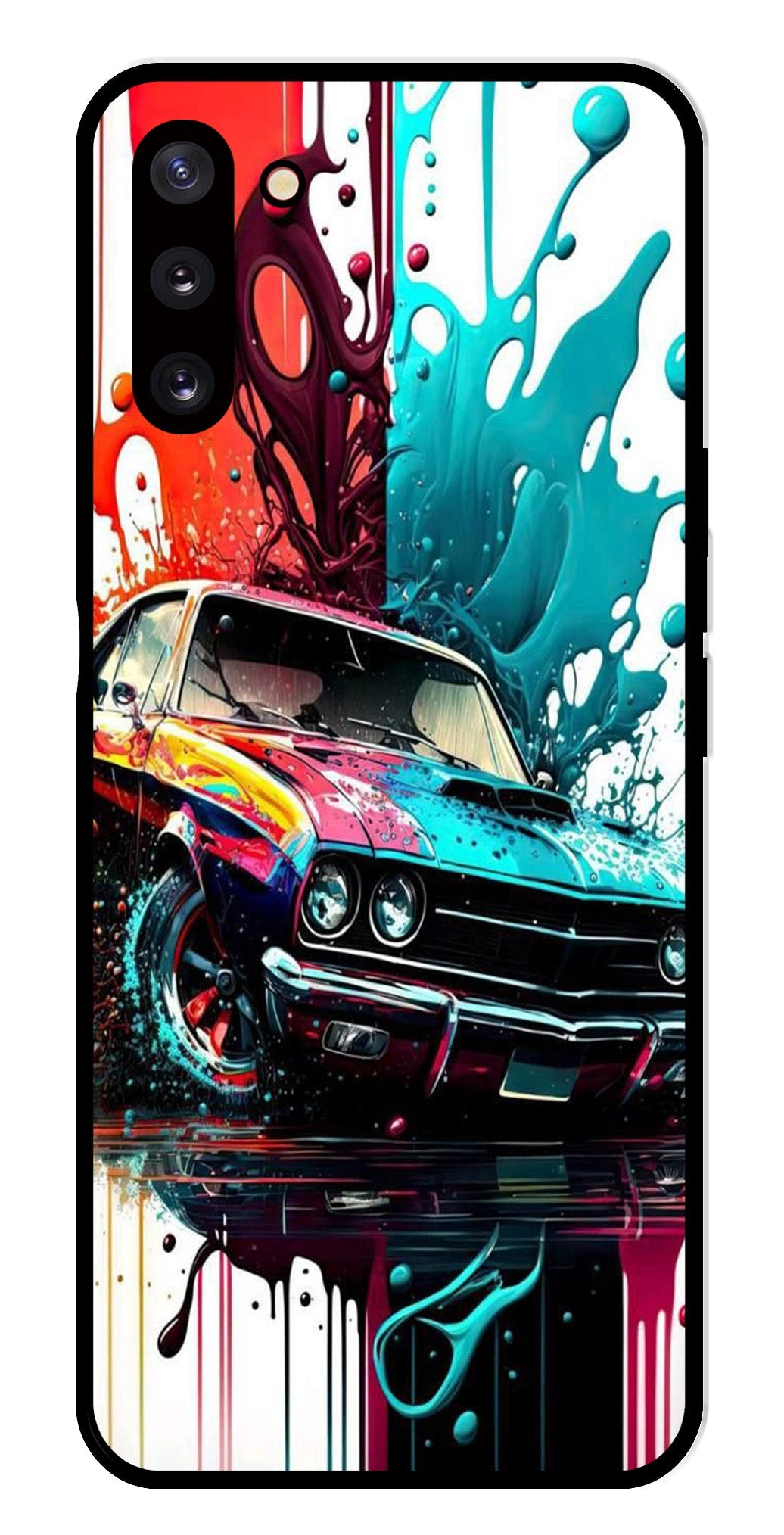 Vintage Car Metal Mobile Case for Samsung Galaxy Note 10   (Design No -29)