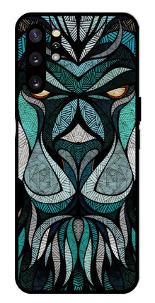 Lion Pattern Metal Mobile Case for Samsung Galaxy Note 10 Plus