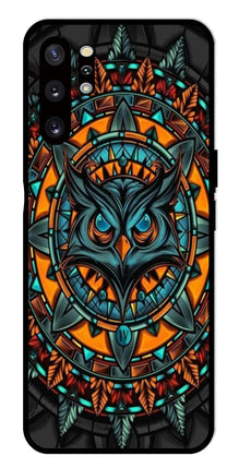 Owl Pattern Metal Mobile Case for Samsung Galaxy Note 10 Plus