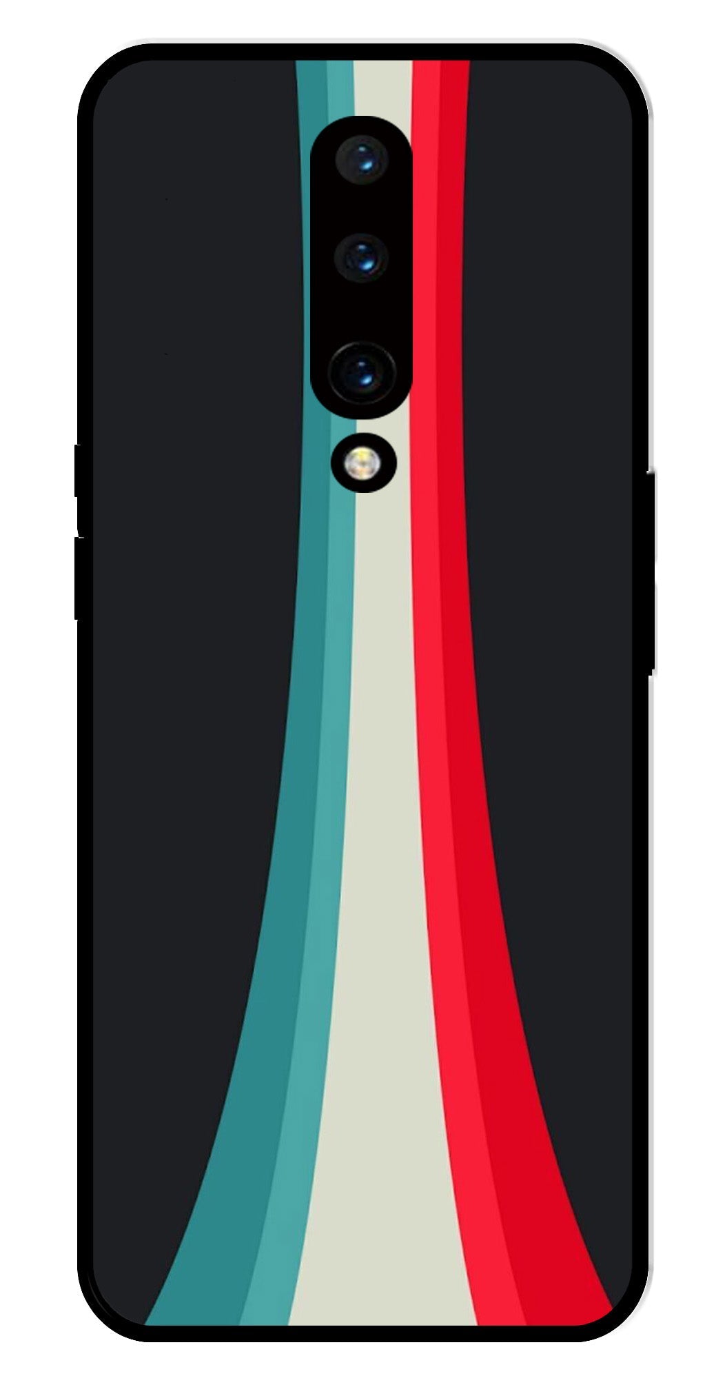 Modern Art Colorful Metal Mobile Case for OnePlus 7 Pro
