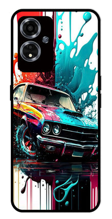 Vintage Car Metal Mobile Case for Oppo A59 5G