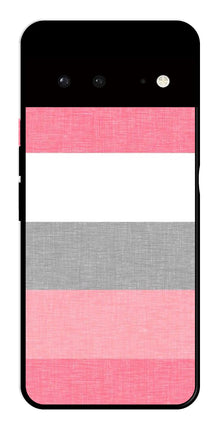 Pink Pattern Metal Mobile Case for Google Pixel 6 5G