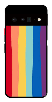 Rainbow MultiColor Metal Mobile Case for Google Pixel 6 Pro 5G