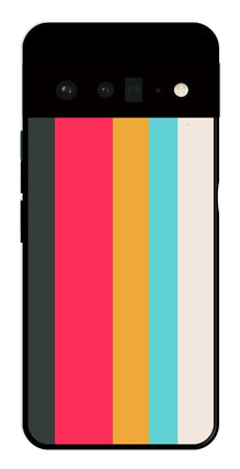 Muted Rainbow Metal Mobile Case for Google Pixel 6 Pro 5G