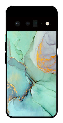 Marble Design Metal Mobile Case for Google Pixel 6 Pro 5G