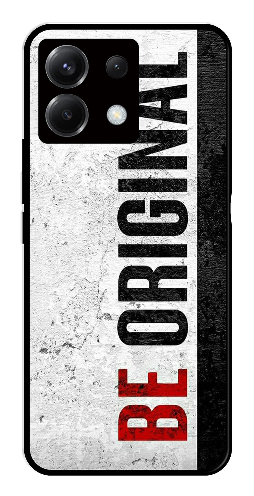 Be Original Metal Mobile Case for Poco X6 5G   (Design No -38)