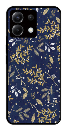 Floral Pattern  Metal Mobile Case for Poco X6 5G