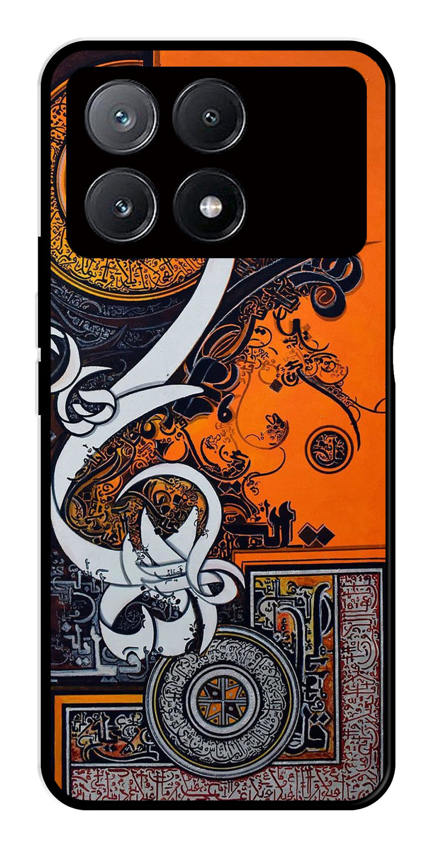 Qalander Art Metal Mobile Case for Poco X6 Pro 5G   (Design No -16)