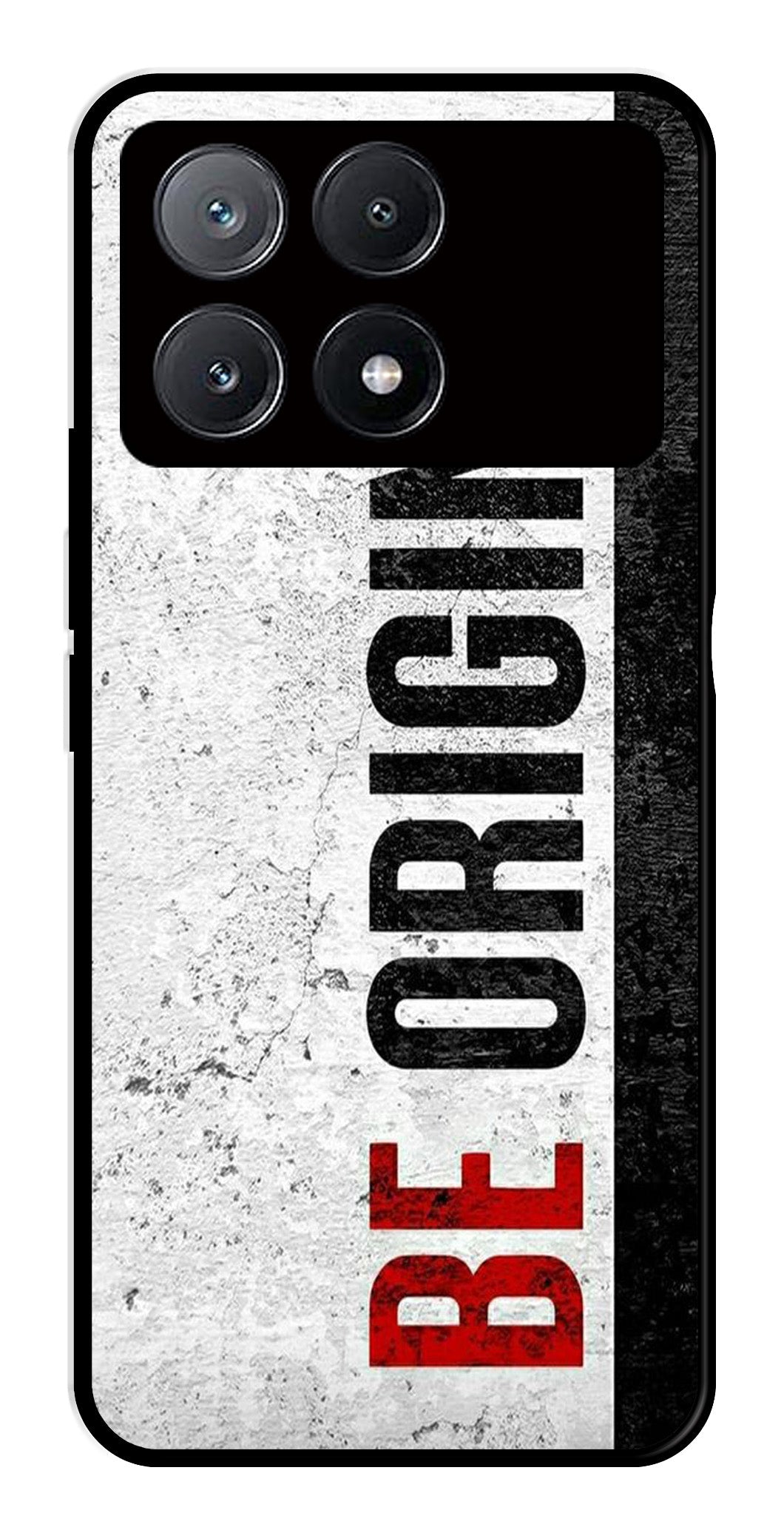 Be Original Metal Mobile Case for Poco X6 Pro 5G   (Design No -38)