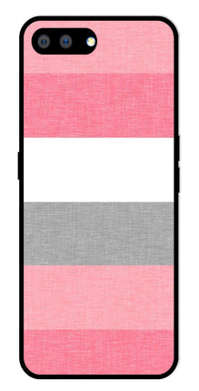 Pink Pattern Metal Mobile Case for Realme A3s