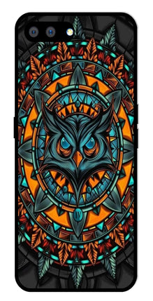 Owl Pattern Metal Mobile Case for Realme A3s