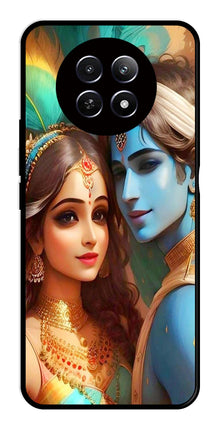 Lord Radha Krishna Metal Mobile Case for Realme 12X 5G