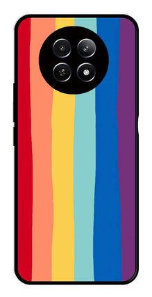 Rainbow MultiColor Metal Mobile Case for Realme 12X 5G