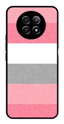 Pink Pattern Metal Mobile Case for Realme 12 5G