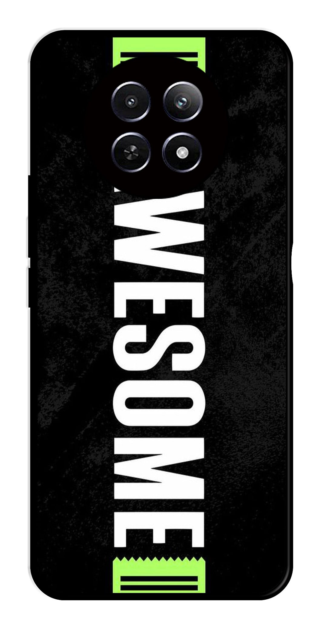 Awesome Metal Mobile Case for Realme 12 5G   (Design No -33)