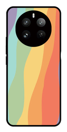 Muted Rainbow Metal Mobile Case for Realme 12 Pro Plus 5G