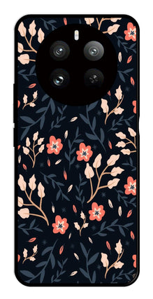Floral Pattern Metal Mobile Case for Realme 12 Pro Plus 5G