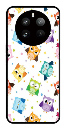 Owls Pattern Metal Mobile Case for Realme Narzo 70 Pro 5G