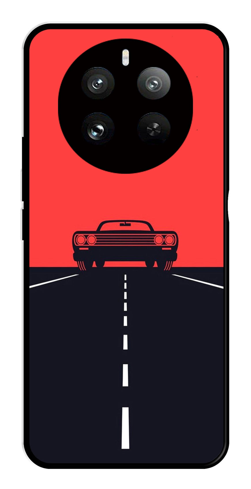 Car Lover Metal Mobile Case for Realme Narzo 70 Pro 5G   (Design No -21)