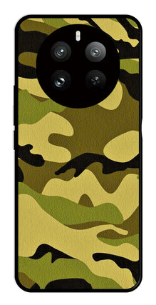 Army Pattern Metal Mobile Case for Realme Narzo 70 Pro 5G