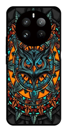 Owl Pattern Metal Mobile Case for Realme P1 Pro 5G
