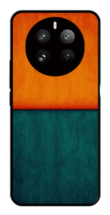 Orange Green Pattern Metal Mobile Case for Realme 12 Pro Plus 5G