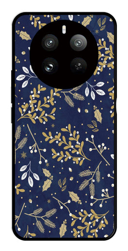 Floral Pattern  Metal Mobile Case for Realme P1 5G   (Design No -52)