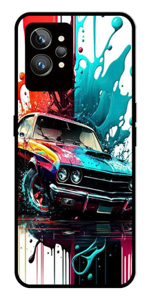 Vintage Car Metal Mobile Case for Realme GT 2 Pro