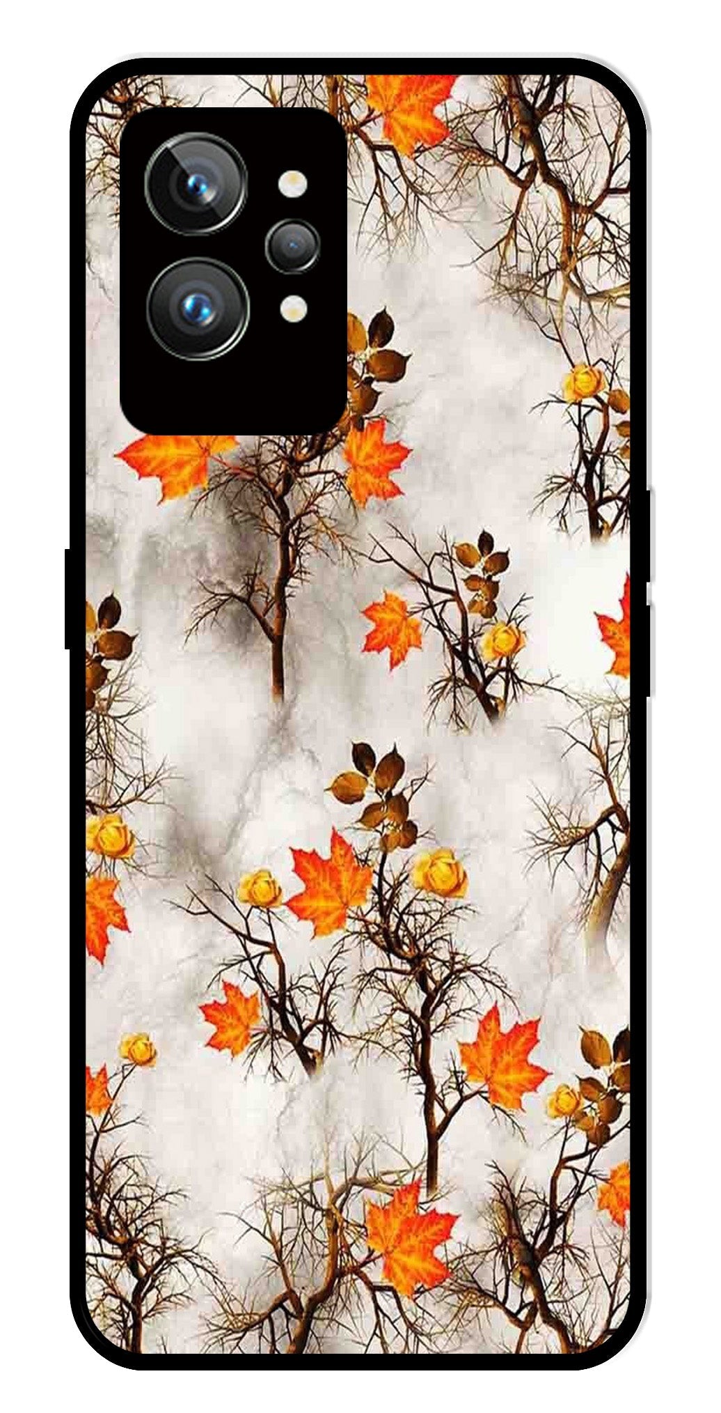 Autumn leaves Metal Mobile Case for Realme GT 2 Pro   (Design No -55)