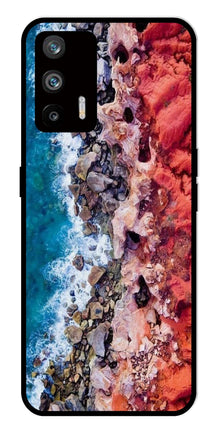 Sea Shore Metal Mobile Case for Realme Q3 Pro