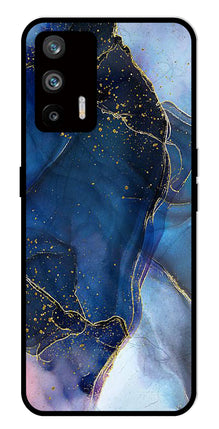 Blue Marble Metal Mobile Case for Realme Q3 Pro