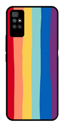 Rainbow MultiColor Metal Mobile Case for Redmi 10 Prime