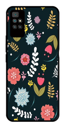 Floral Pattern2 Metal Mobile Case for Redmi 10 Prime