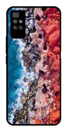 Sea Shore Metal Mobile Case for Redmi 10 Prime