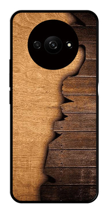 Wooden Design Metal Mobile Case for Redmi A3