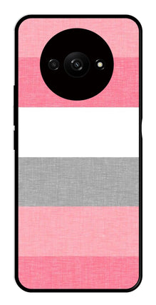 Pink Pattern Metal Mobile Case for Redmi A3