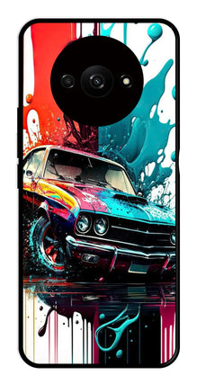 Vintage Car Metal Mobile Case for Redmi A3