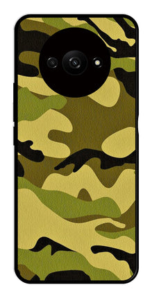 Army Pattern Metal Mobile Case for Redmi A3