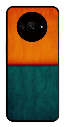 Orange Green Pattern Metal Mobile Case for Redmi A3