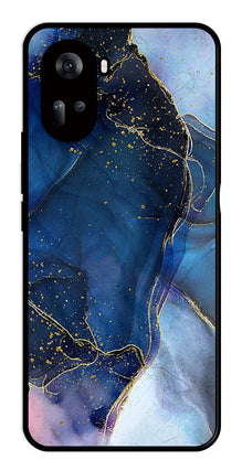 Blue Marble Metal Mobile Case for Oppo Reno 11 5G