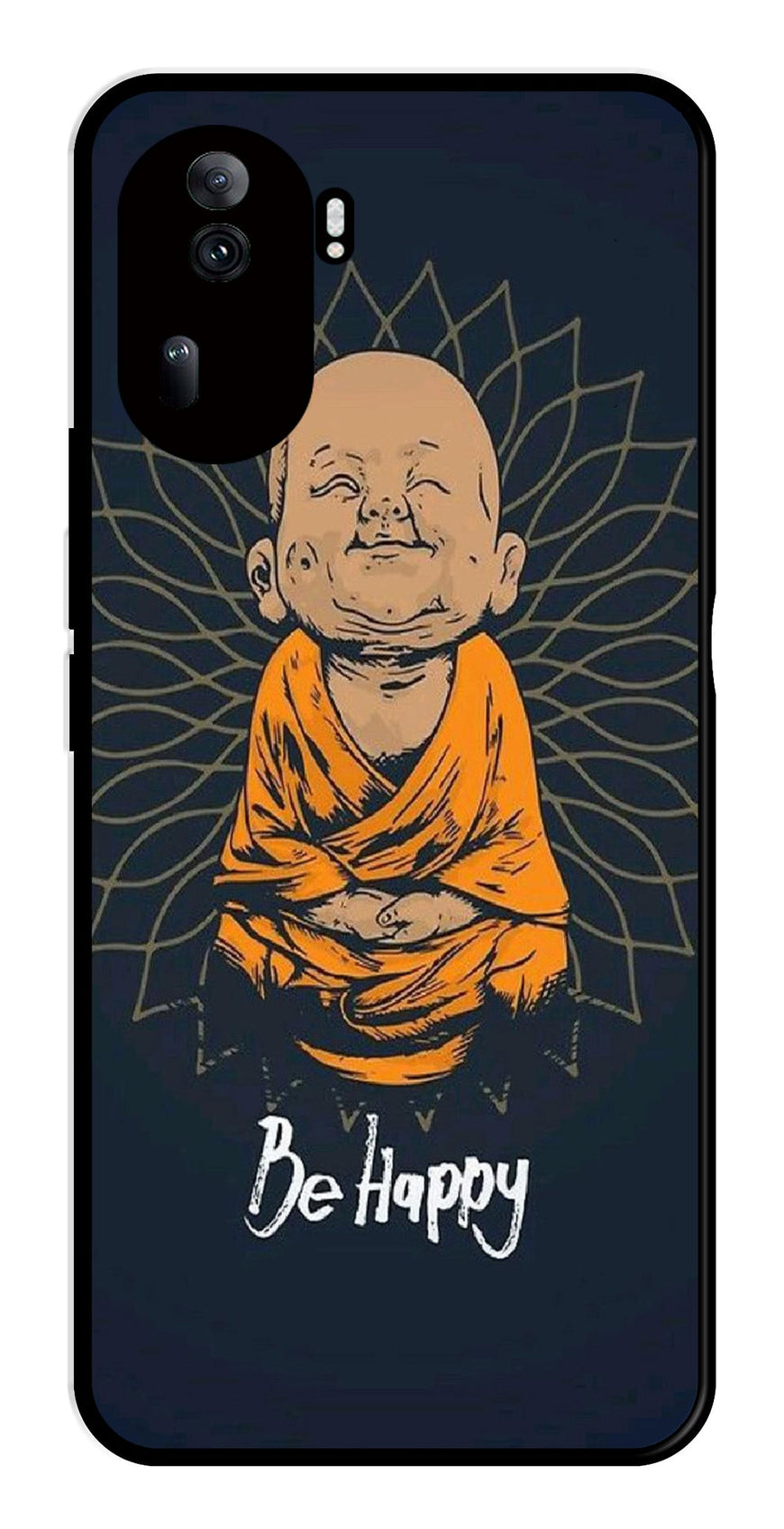 Be Happy Metal Mobile Case for Oppo Reno 11 Pro 5G   (Design No -27)