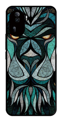 Lion Pattern Metal Mobile Case for Oppo Reno 11 Pro 5G