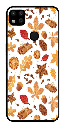Autumn Leaf Metal Mobile Case for Redmi 9