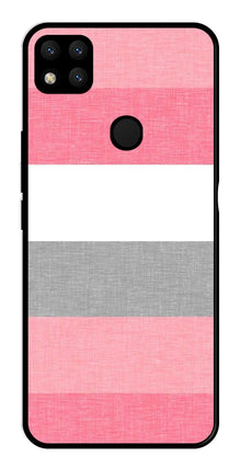 Pink Pattern Metal Mobile Case for Redmi 9