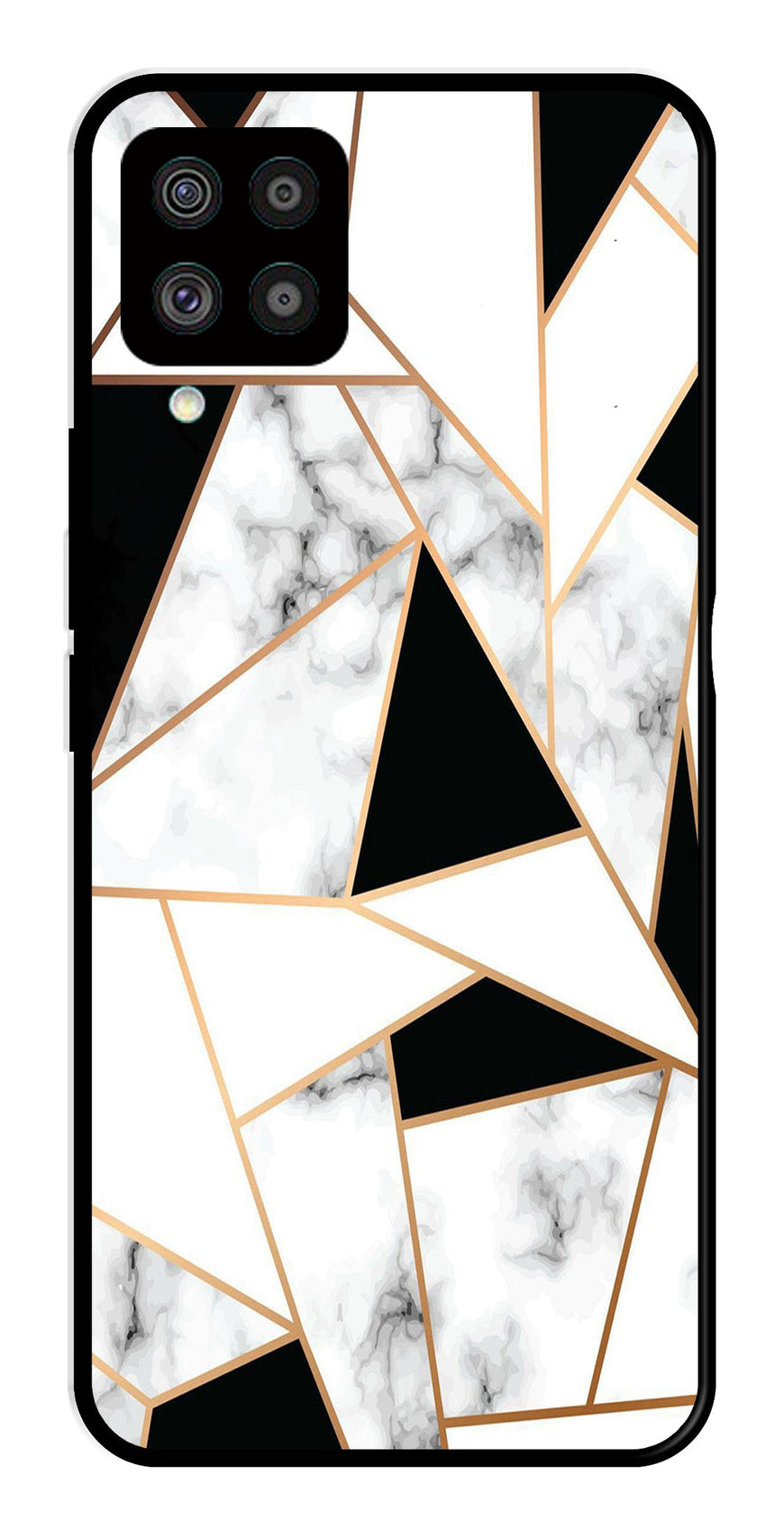 Marble Design2 Metal Mobile Case for Samsung Galaxy F62   (Design No -08)