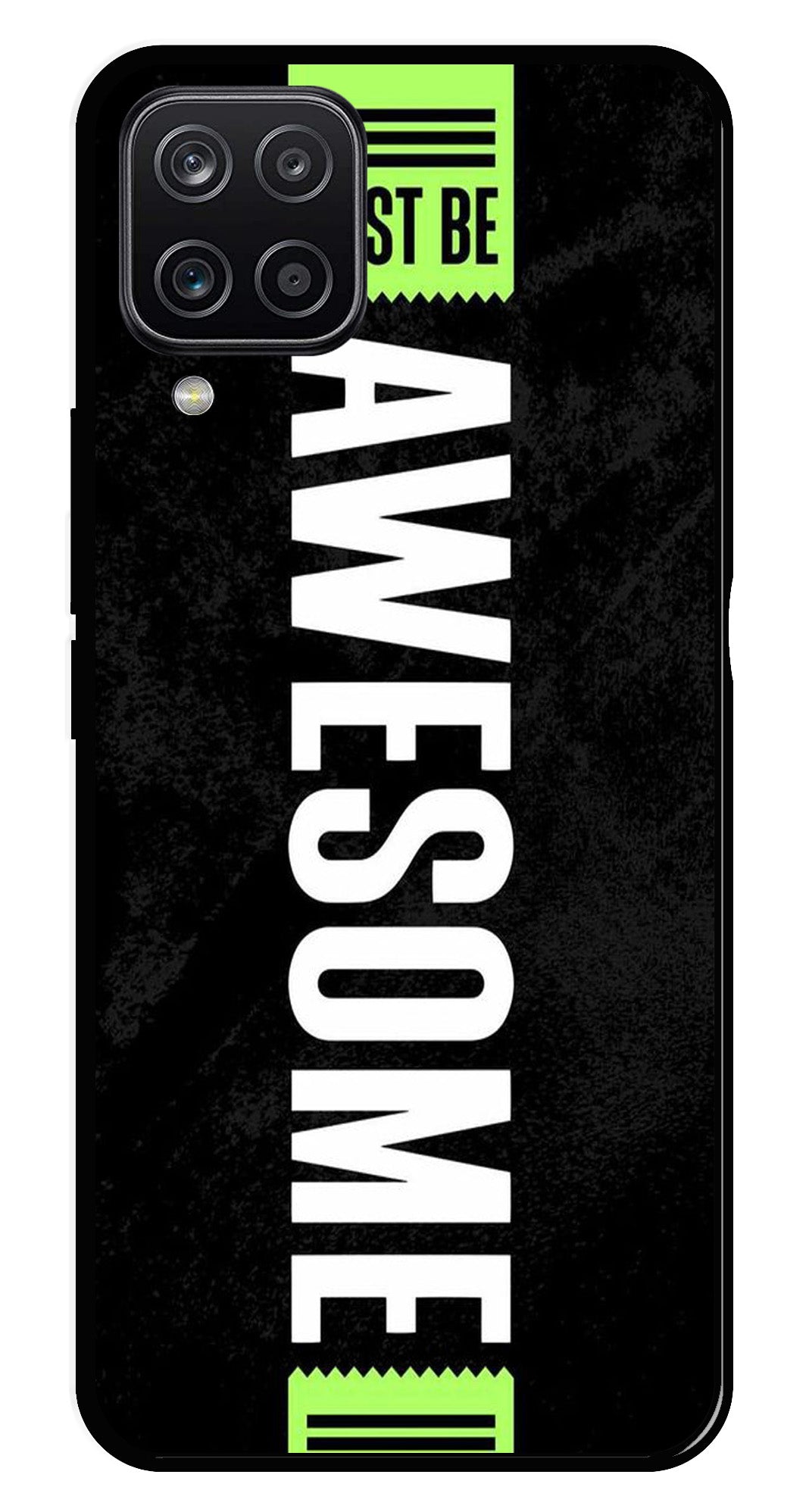 Awesome Metal Mobile Case for Samsung Galaxy M12   (Design No -33)